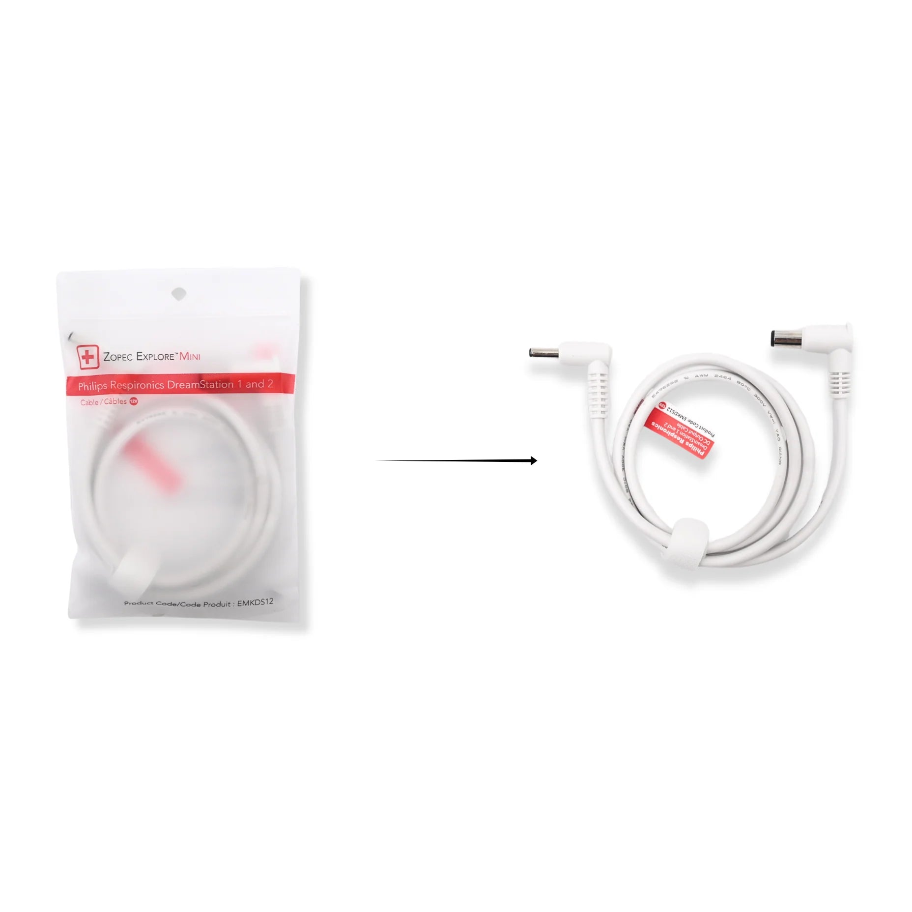 Zopec Explore Mini cable and Dreamstation 1 & 2